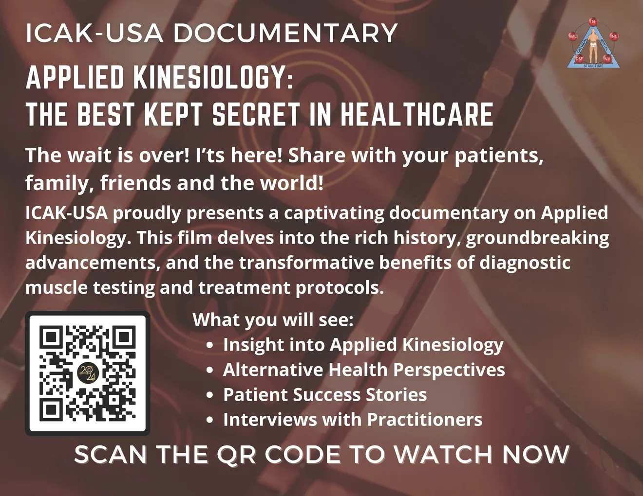 Applied Kinesiology documentary poster.